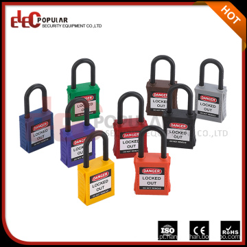 Elecpopular China Products 38mm Shackle Cadeado de segurança plástico pequeno global com chave normal